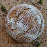 Mieszanka chlebowa - CHLEB WIEJSKI żytnio-pszenny NA ZAKWASIE - 0.5 kg + zakwas