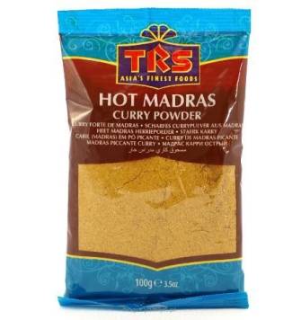 Curry indyjskie OSTRE  100g (Indie) - Curry Madras Hot Powder - TRS