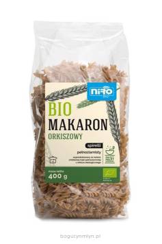 Makaron orkiszowy pełnoziarnisty BIO 400 g - Spirelli