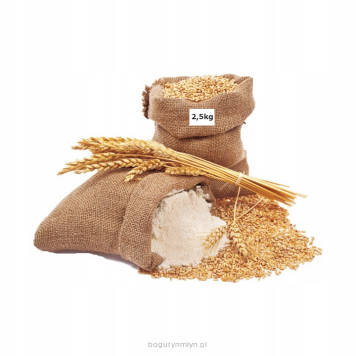 Mąka orkiszowa  WIRTAS (polski orkisz) typ 2000 pełnoziarnista (RAZOWA) - 2.5 kg