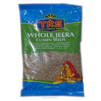 Kmin rzymski (kumin) 100g (Indie) -  Jeera Whole - TRS