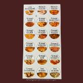 NAKLEJKI NA  PRZYPRAWY - ZESTAW NR 03