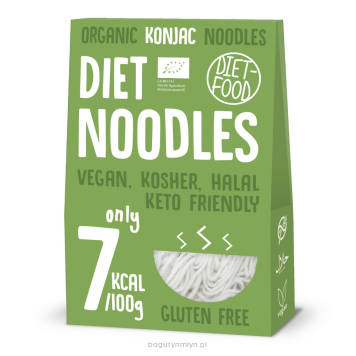Makaron niskokaloryczny Shirataki Konjac Noodle 385g Diet - nitka