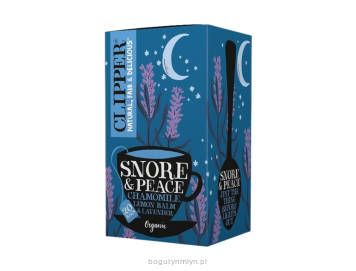 Herbata SNORE&PEACE ( z melisą i lawendą ) BIO (20x1,5g) 30g - CLIPPER