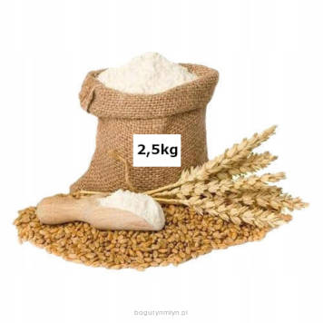 Mąka pszenna typ 650 bułkowa - 2,5 kg 