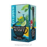 Herbata BRAZILIAN SUNSET ( yerba mate z mięta i limonką) BIO (20x2g) 40g - CLIPPER