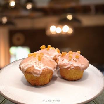 Mufinki orkiszowe pomarańczowe- mieszanka do wypieku - 0.5kg