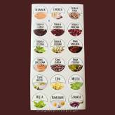 NAKLEJKI NA  PRZYPRAWY - ZESTAW NR 08